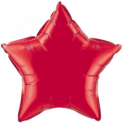 Звезда 18" красная, Flex Metal - фото 4895
