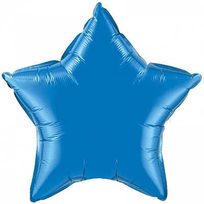 Звезда 32" синяя, Flex Metal - фото 4934