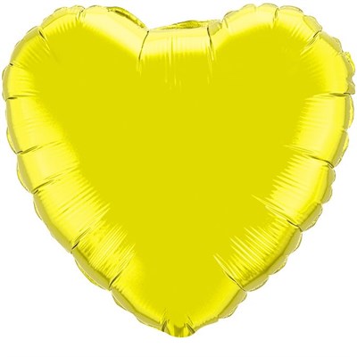 Сердце 18" золотое, Flex Metal - фото 4943