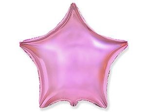 Звезда 32" розовая, Flex Metal - фото 5683
