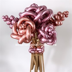 Букет цветов "Стильный", розовое золото/золото/розовый - фото 6456