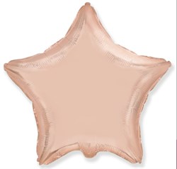 Звезда 18" розовое золото, Flex Metal - фото 6866