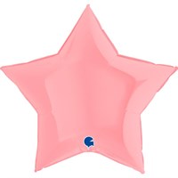 Звезда 18" розовая матовая, Grabo