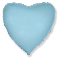 Сердце 18" светло-голубое, Flex Metal