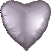 Сердце 18" сиреневый сатин, Anagram