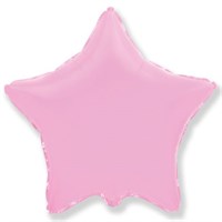 Звезда 18"  нежно-розовая, Flex Metal
