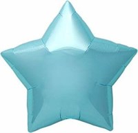 Звезда 18" светло-голубой сатин, Flex metal