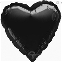 Сердце 18" чёрное, Anagram