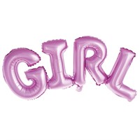 Шар надпись "Girl"