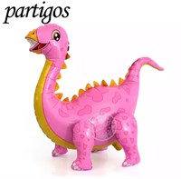 Шар с воздухом "Динозавр, Стегозавр", розовый
