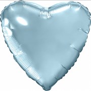 Сердце 32” Светло-голубое, Flexmetal