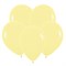 Шар с гелием, Нежно-жёлтый, пастель - фото 4686