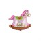 Шар с гелием "Лошадь-качалка розовая" (36") - фото 5324