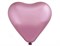 Шар с гелием "Сердце" розовый хром - фото 6344