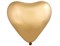 Шар с гелием "Сердце" золото хром - фото 6345
